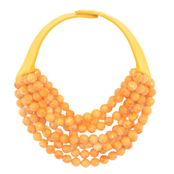 Bella Marble Yellow Necklace