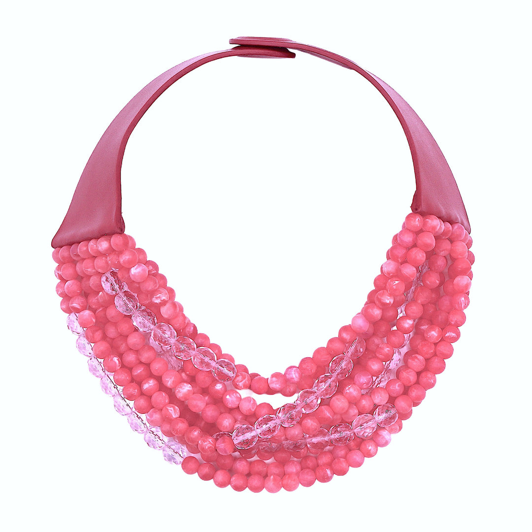 Marcella Caribbean Pink Necklace