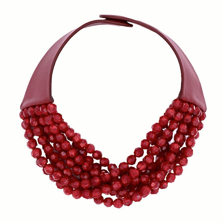 Laura Ruby Red Necklace