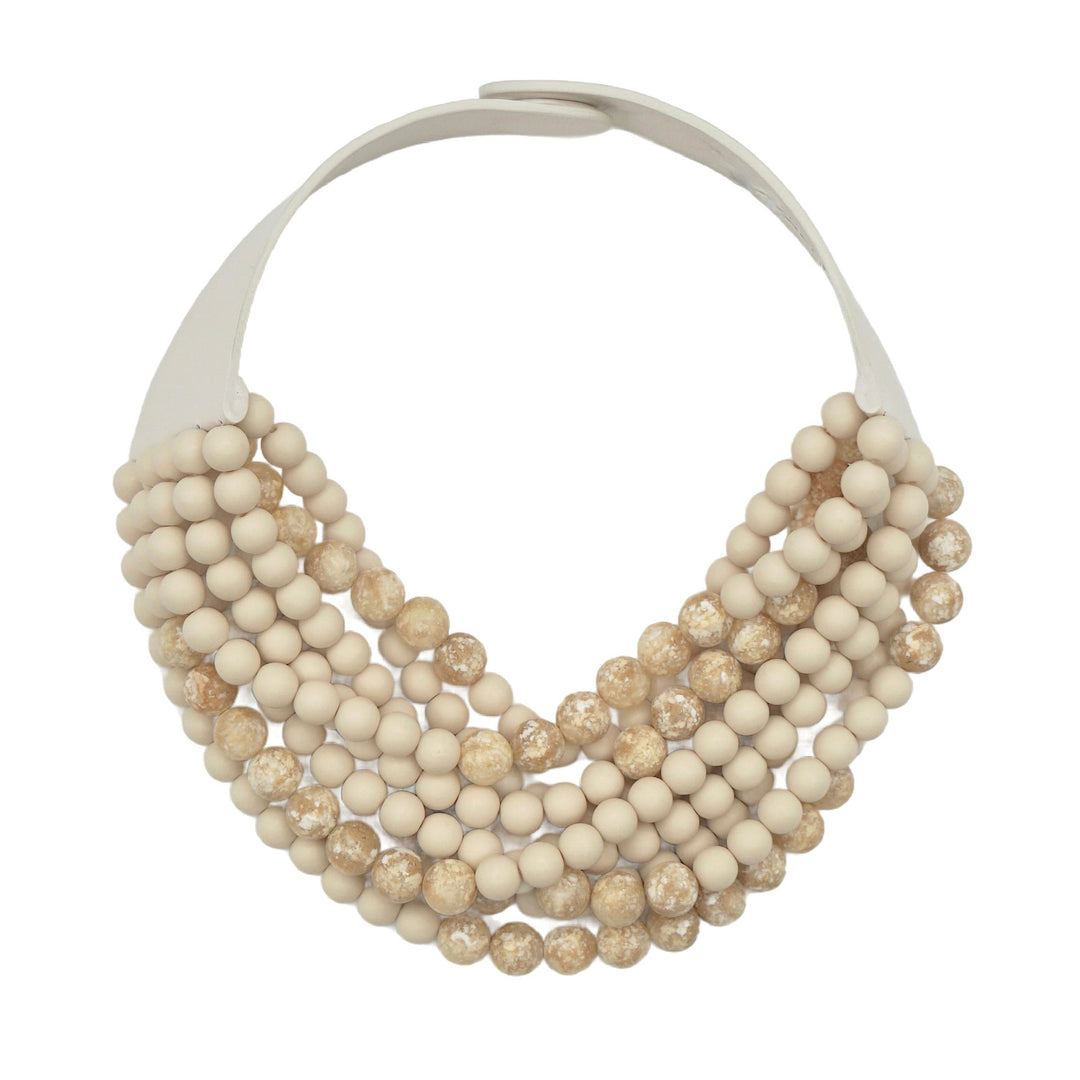 Marbella Cream Oatmeal Necklace