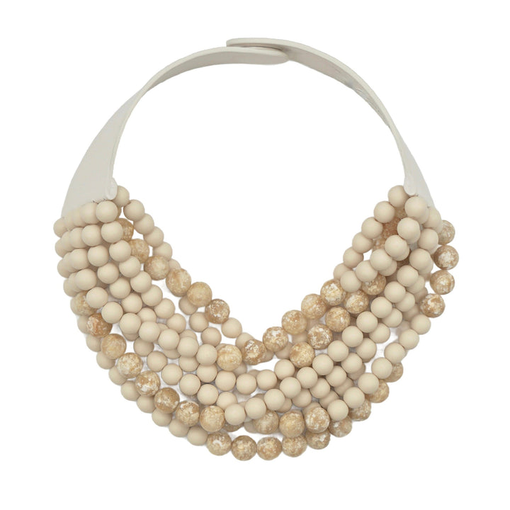 Marbella Cream Oatmeal Necklace