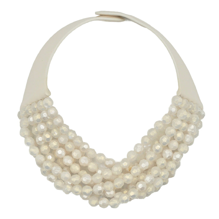 Laura Pearlized White Necklace