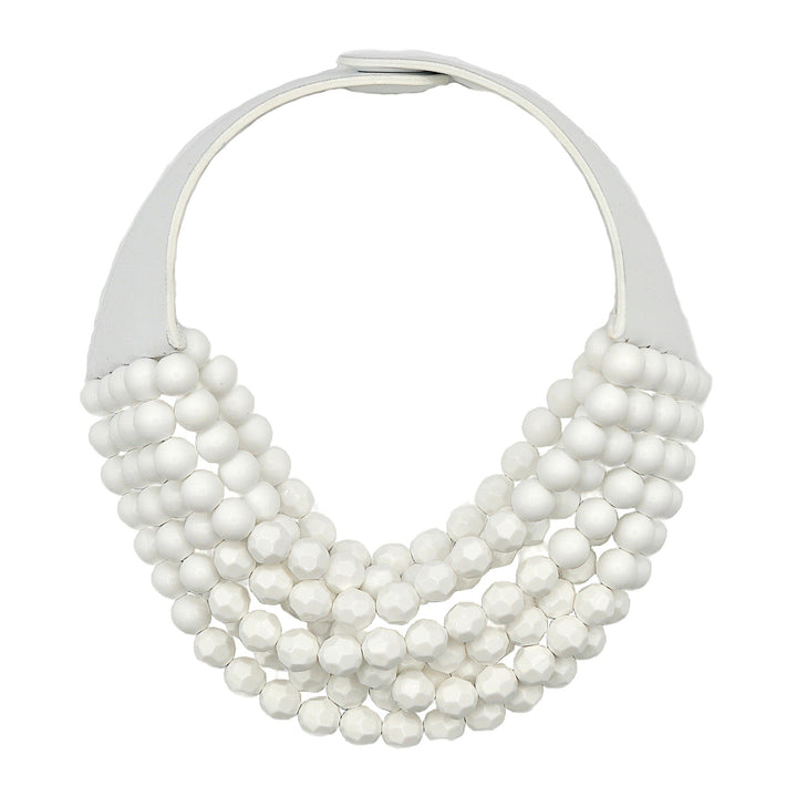 Bella Two Tone Pure White Necklace