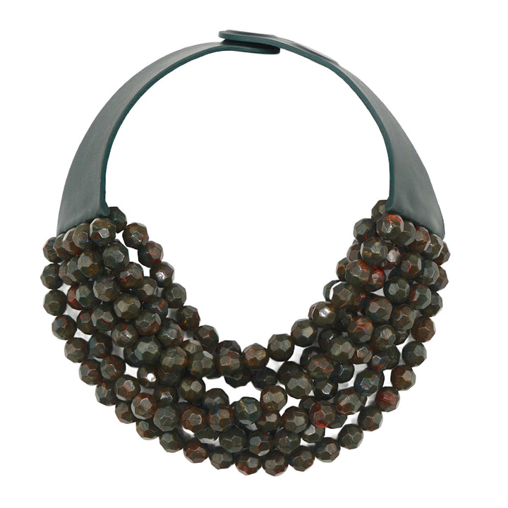 Bella Marble Rainforest Green Necklace