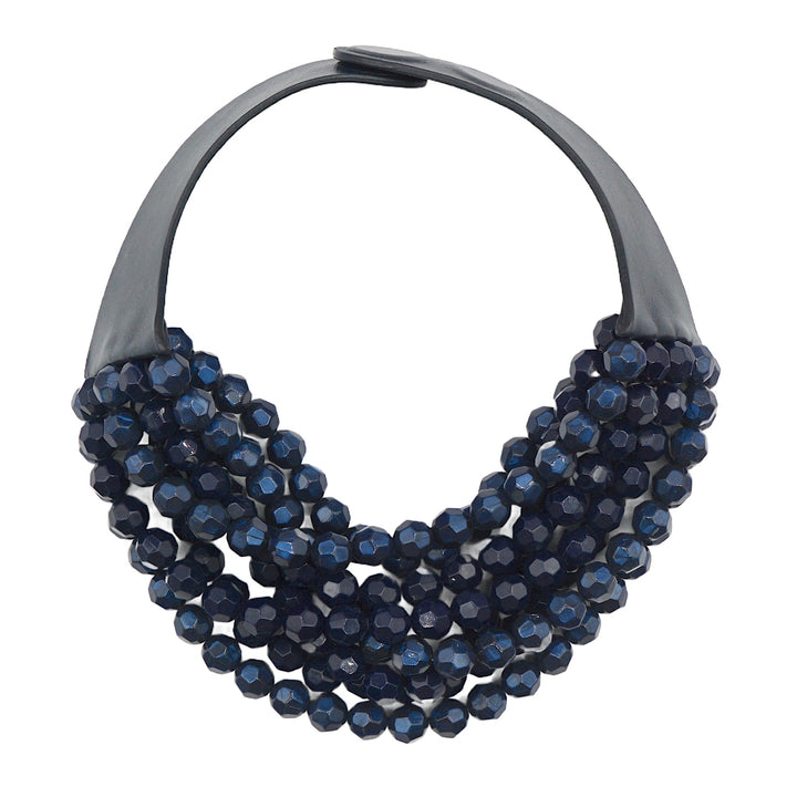 Bella Two Tone Navy Necklace
