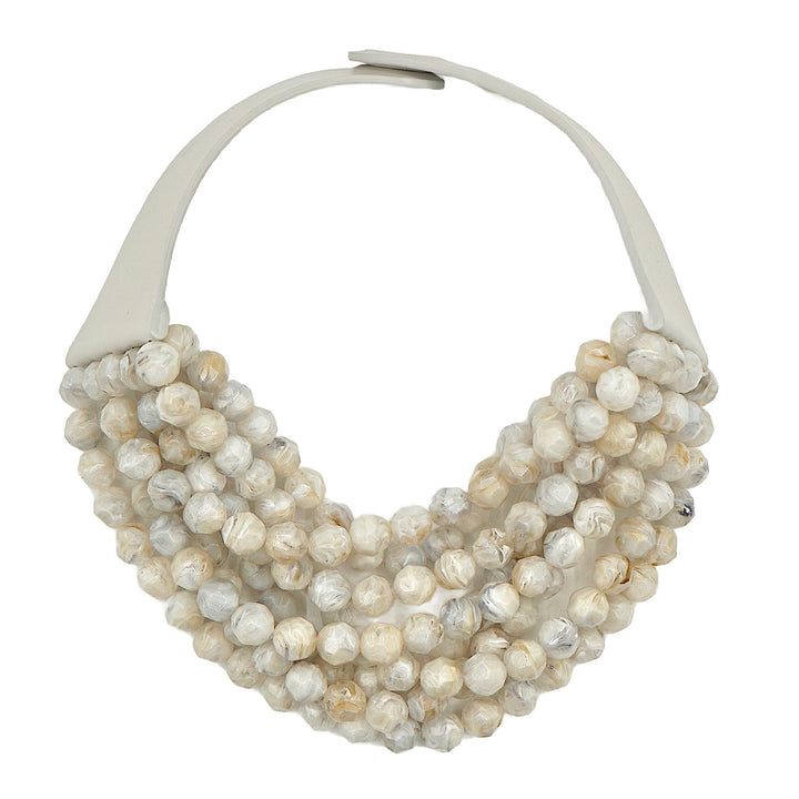 Bella Marble Stone Necklace -  Fairchild Baldwin