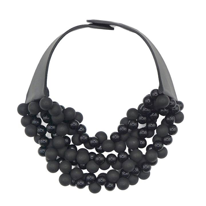 The Bubble Jet Black Necklace