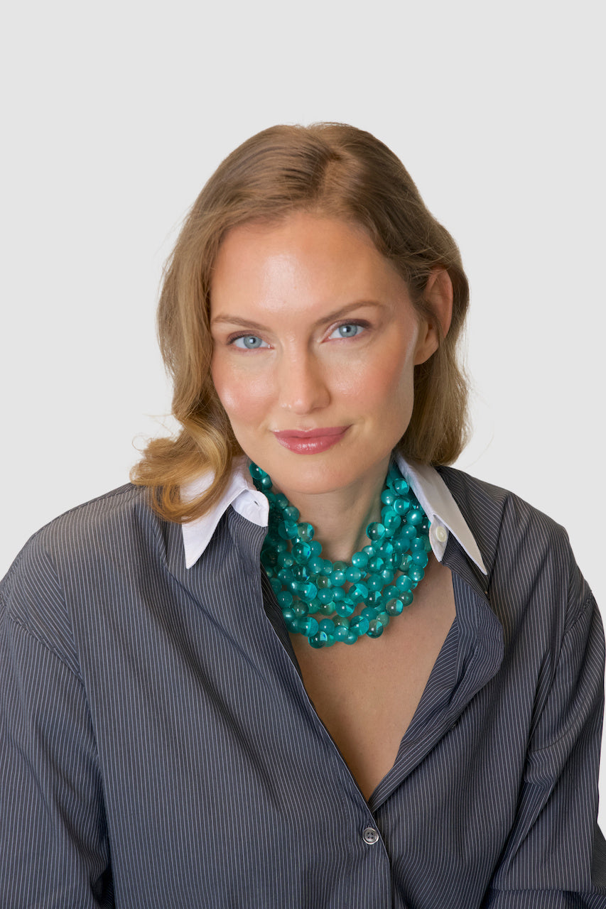 The Bubble Aqua Necklace