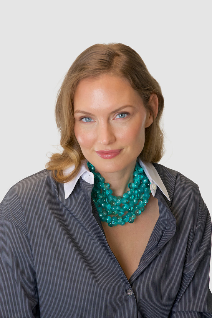 The Bubble Aqua Necklace