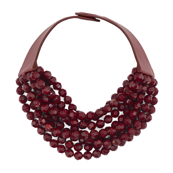 Bella Cranberry Necklace