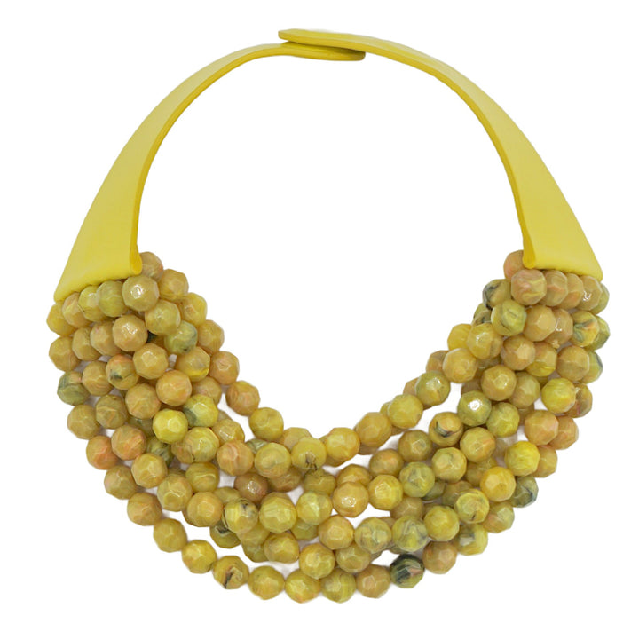 Bella Marble Citrus Necklace