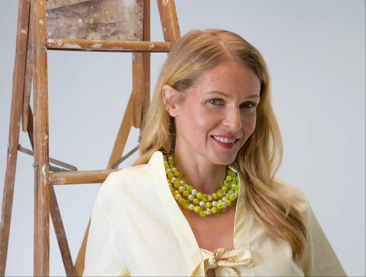 Gisella Chartreuse Necklace