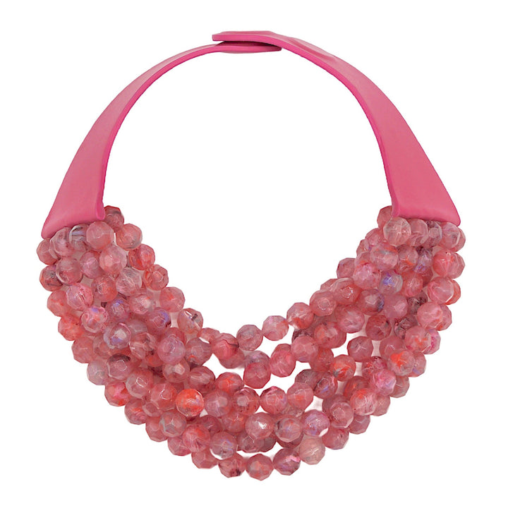 Bella Hibiscus Pink Necklace