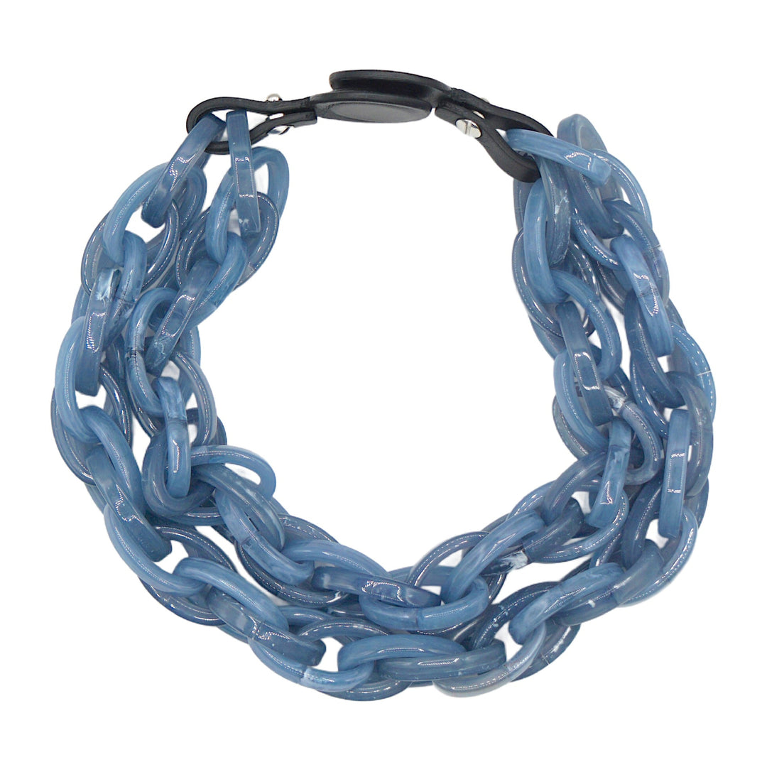 Mirella Cornflower Chain Link Necklace