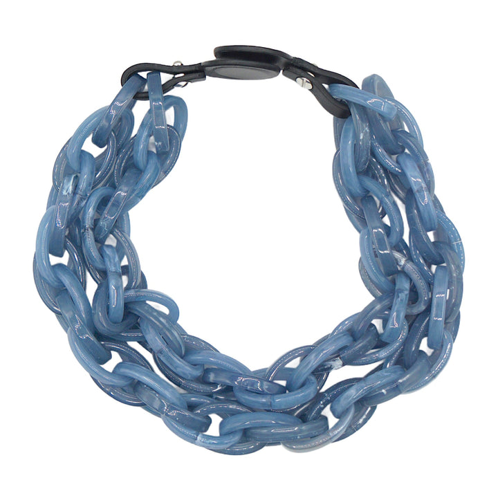 Mirella Cornflower Chain Link Necklace