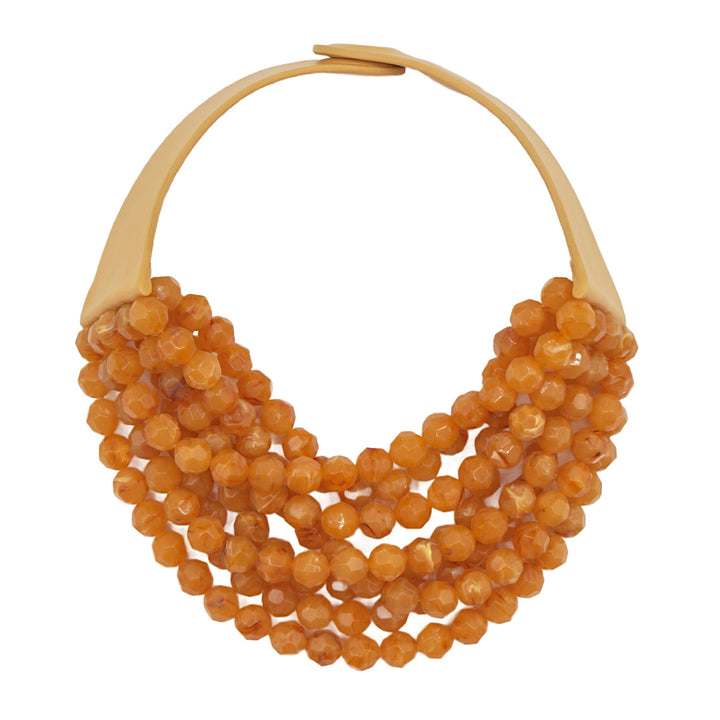 Bella Golden Rod on Oca Necklace