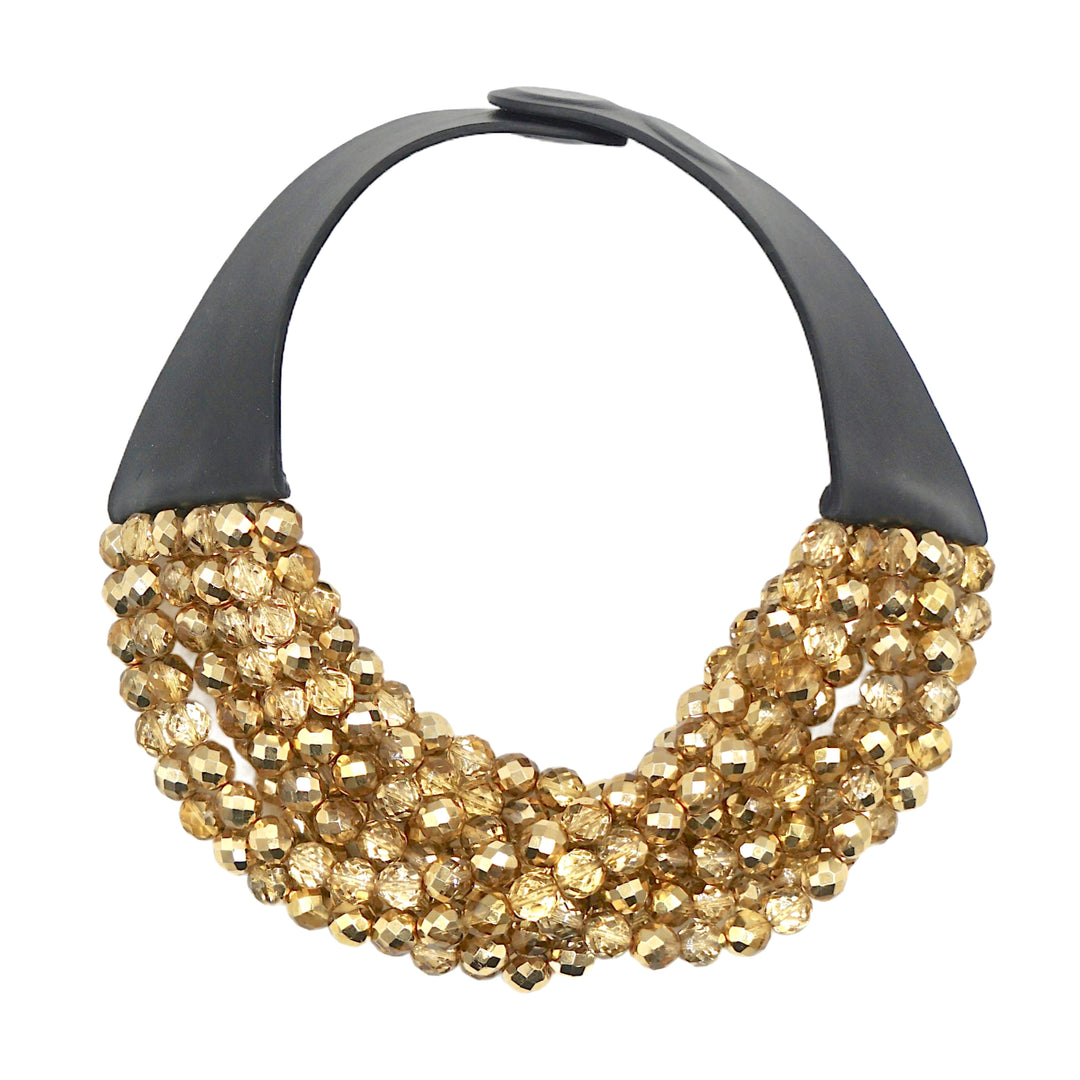 Laura Gold Glass Necklace -  Fairchild Baldwin