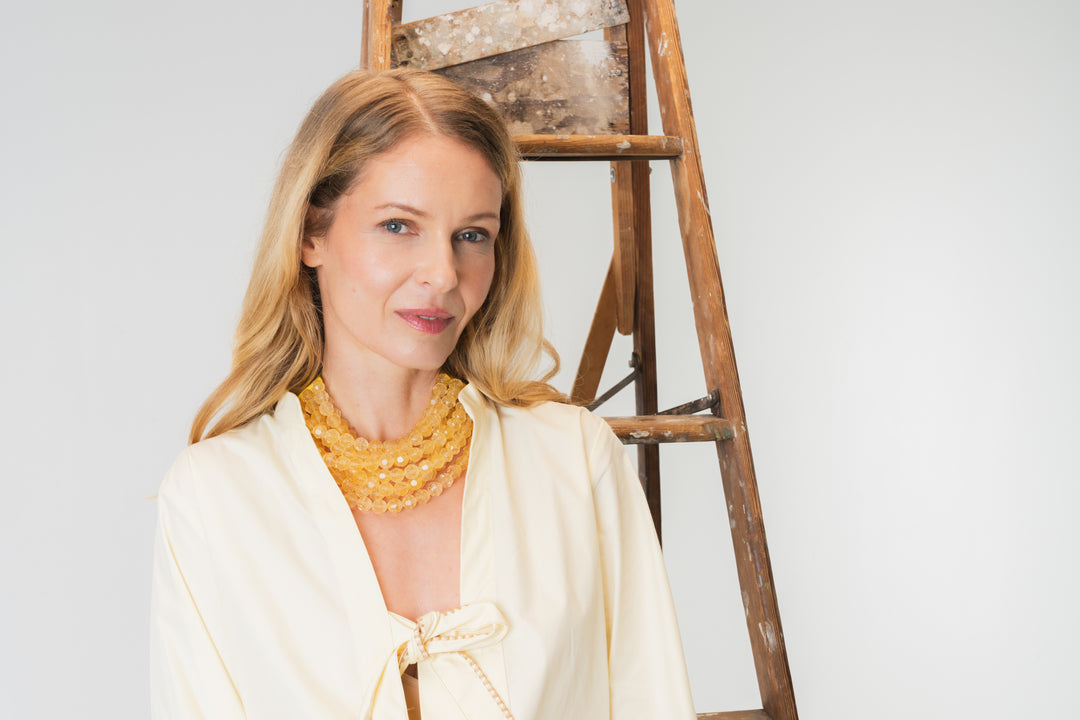 Transparent Bella Yellow Necklace -  Fairchild Baldwin