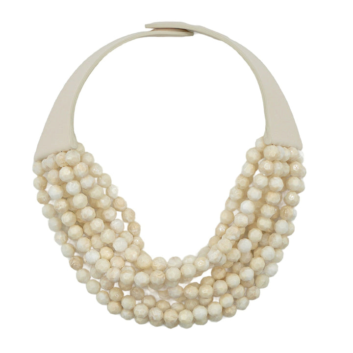 Medium Bella Oatmeal Necklace