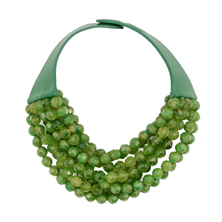 Bella Two Tone Fern Necklace