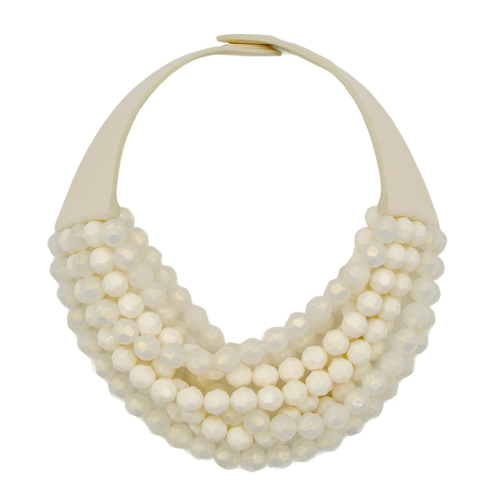 Bella Two Tone Pearlized and Cream Necklace