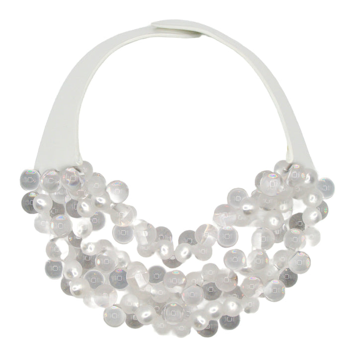 The Bubble Clear White Necklace