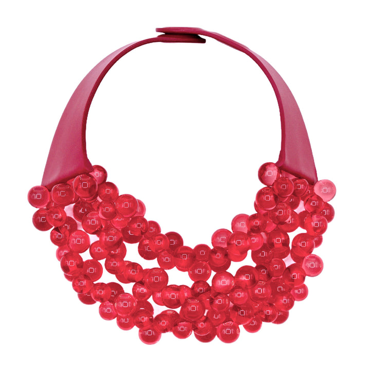 The Bubble Red Necklace