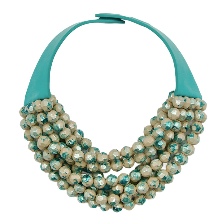 Hand Painted Bella Turquoise Necklace -  Fairchild Baldwin