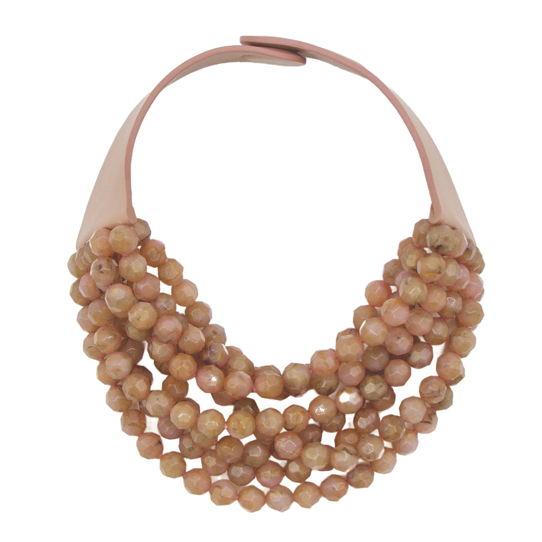 Bella Marble Mauve Necklace -  Fairchild Baldwin