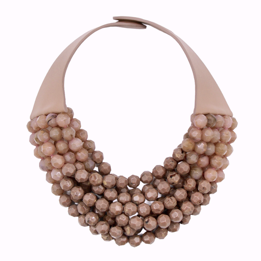 Gradated Bella French Taupe Necklace -  Fairchild Baldwin