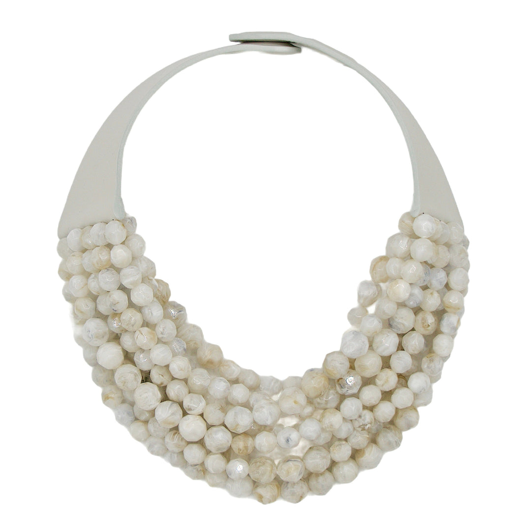 Bella Grace Marble Stone Necklace -  Fairchild Baldwin