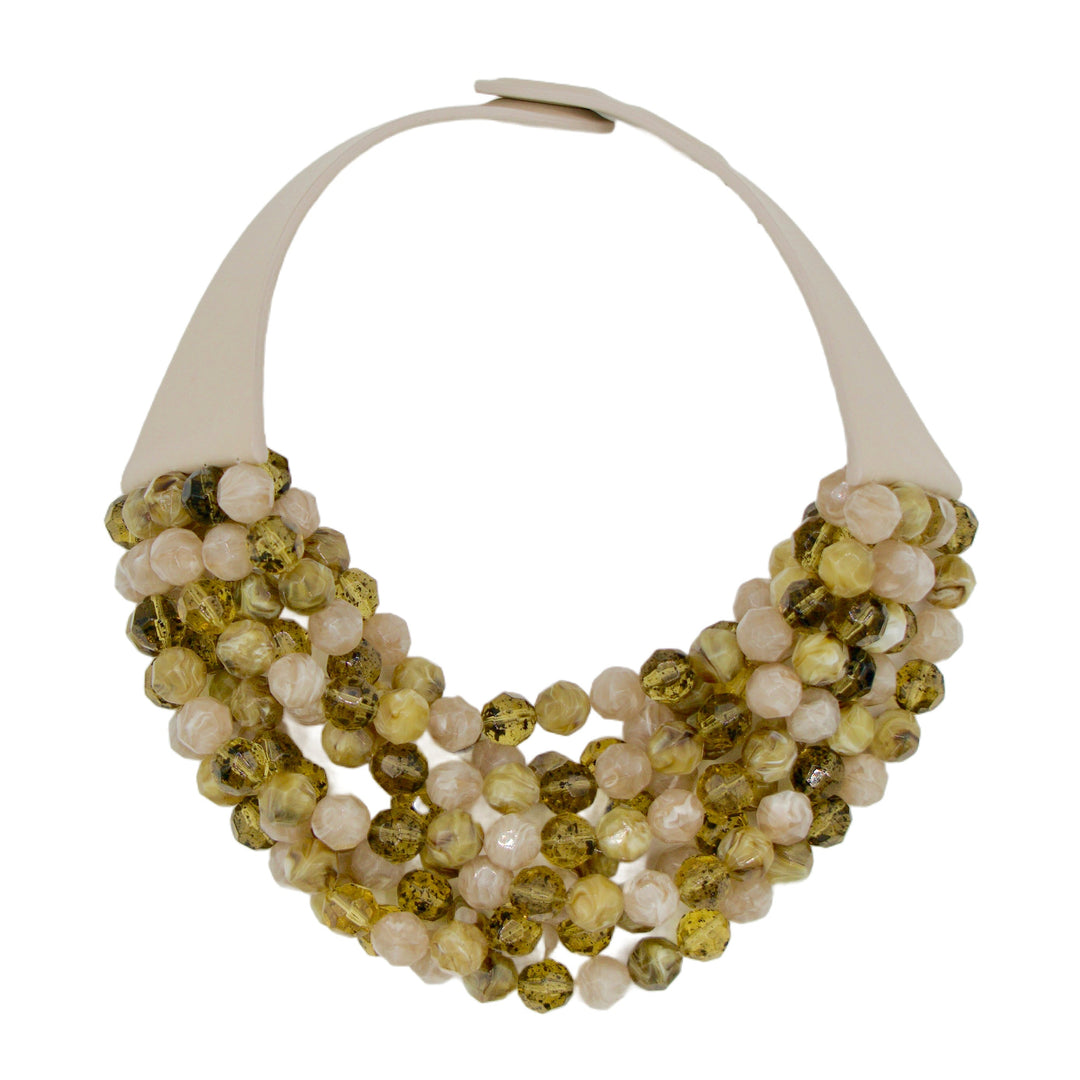 Bella Three Tone Neutral Autumn Necklace -  Fairchild Baldwin