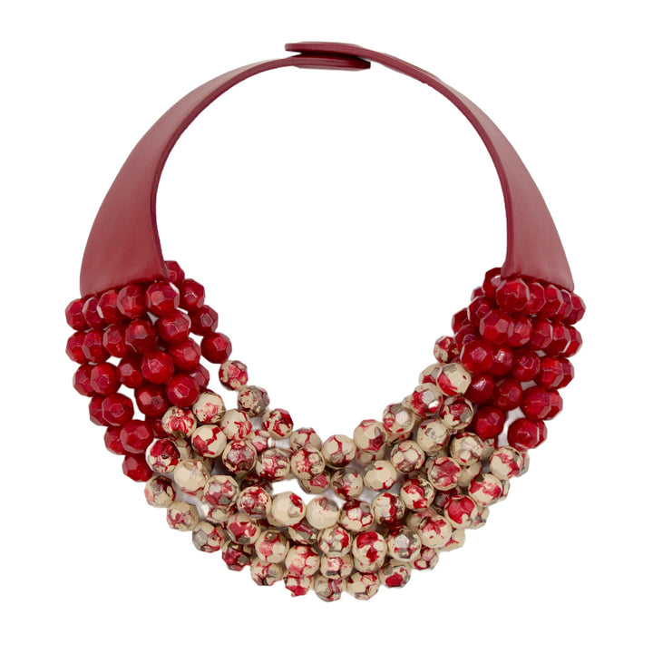 Gradated Bella Red Necklace -  Fairchild Baldwin