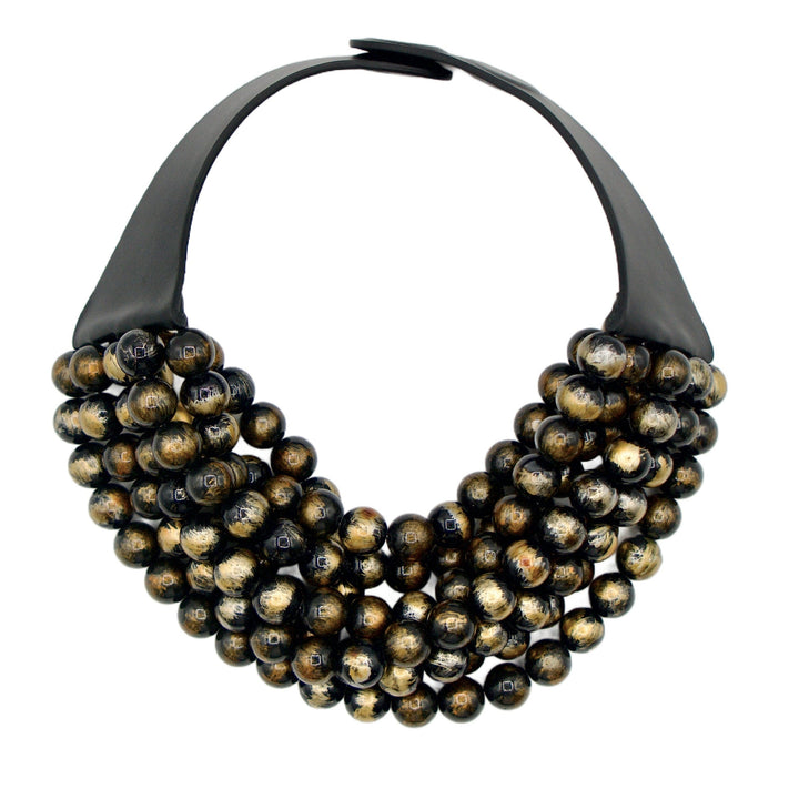 Aida Marble Gold Necklace -  Fairchild Baldwin