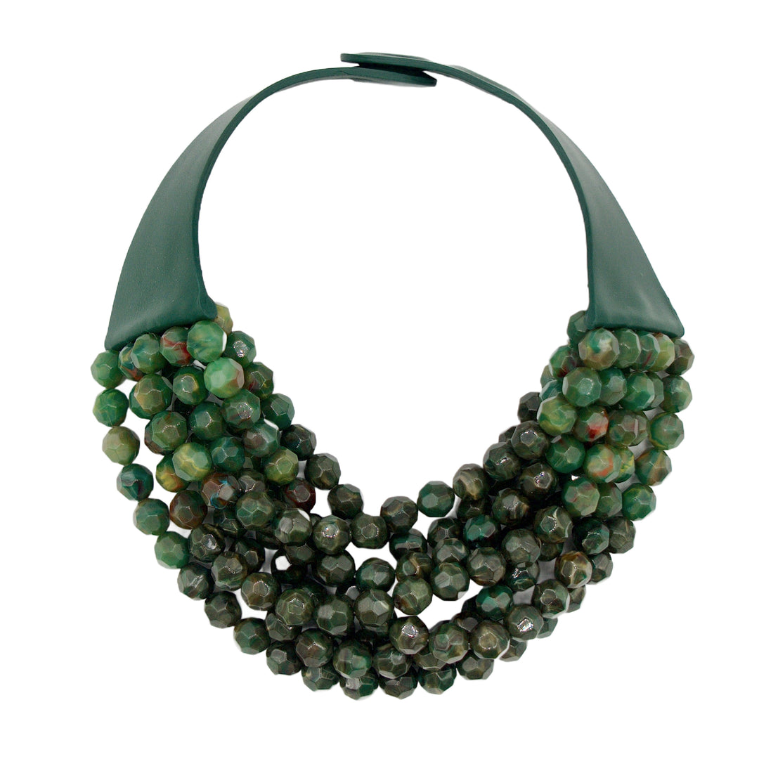 Gradated Bella Harvest Green Necklace -  Fairchild Baldwin