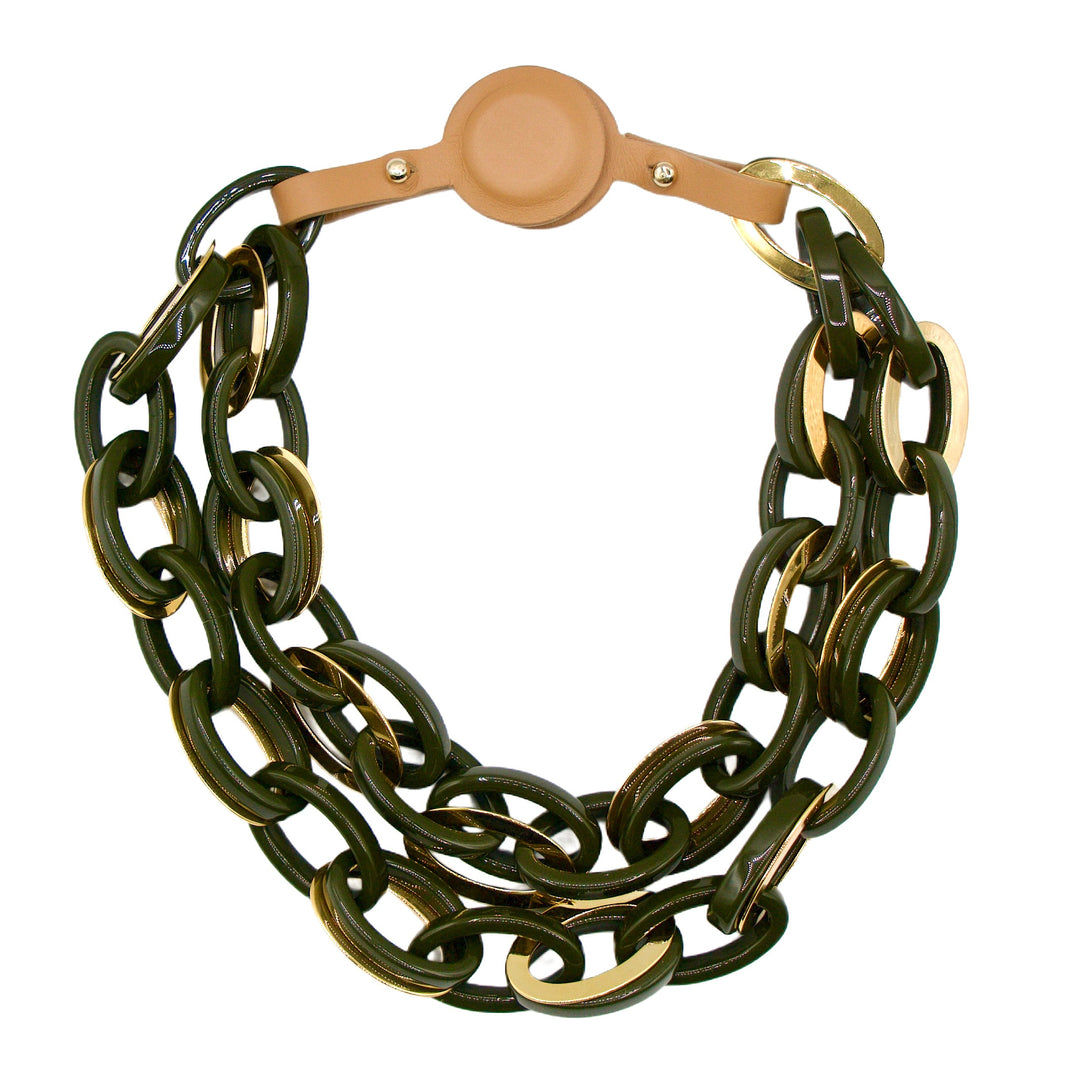 Harper Olive Necklace -  Fairchild Baldwin