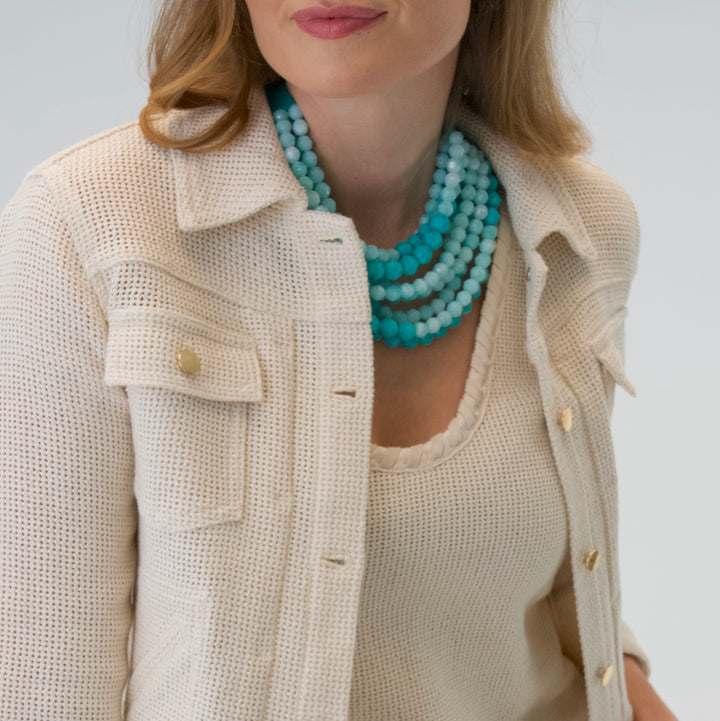 Bella Grace Aqua Necklace