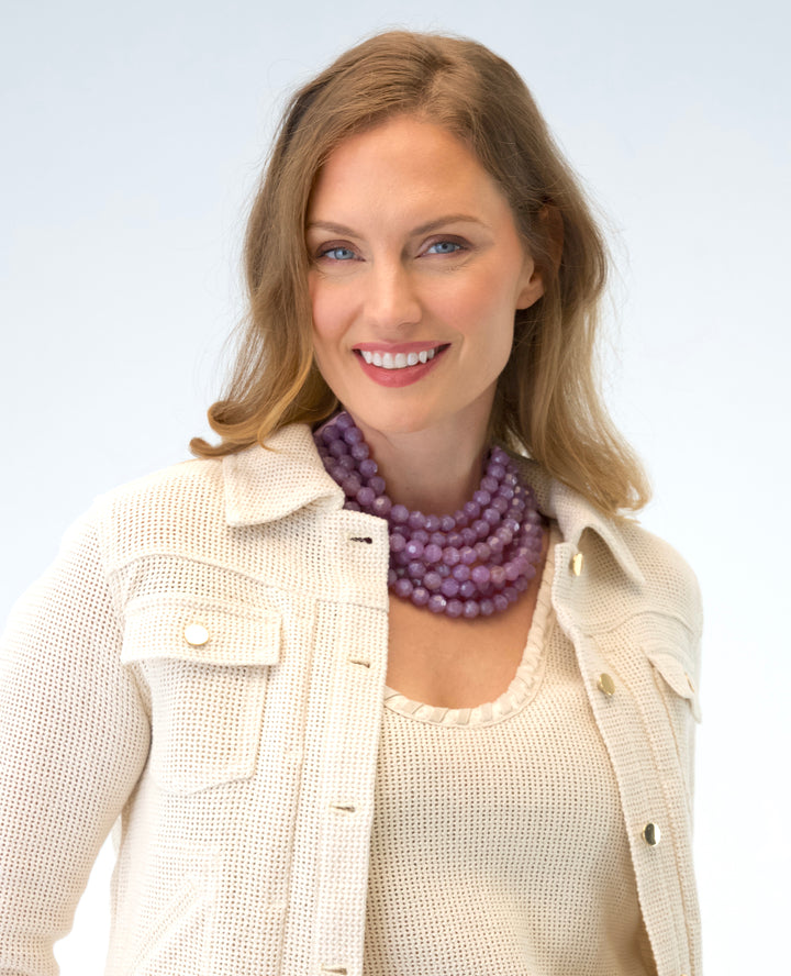 Bella Sweet Lavender Necklace -  Fairchild Baldwin