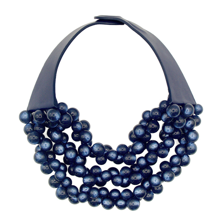 The Bubble Midnight Navy Necklace -  Fairchild Baldwin