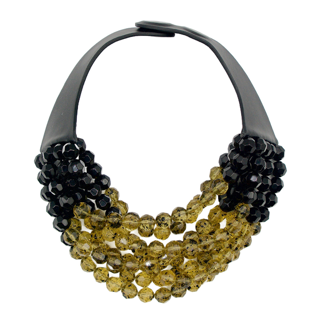 Gradated Bella Firefly Jet Black Necklace -  Fairchild Baldwin