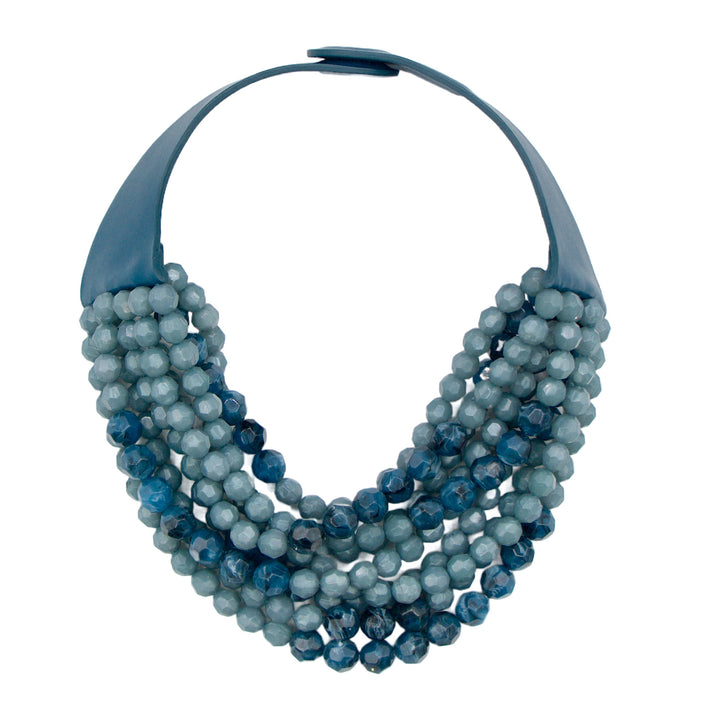 Bella Grace Peacock Blue Necklace -  Fairchild Baldwin