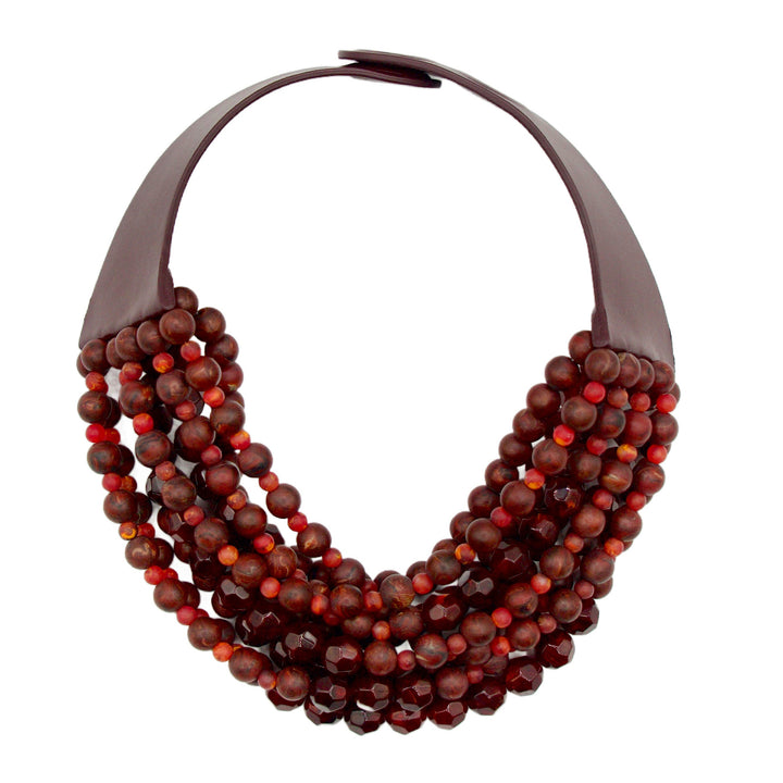 Chelsea Deep Burgundy Necklace -  Fairchild Baldwin