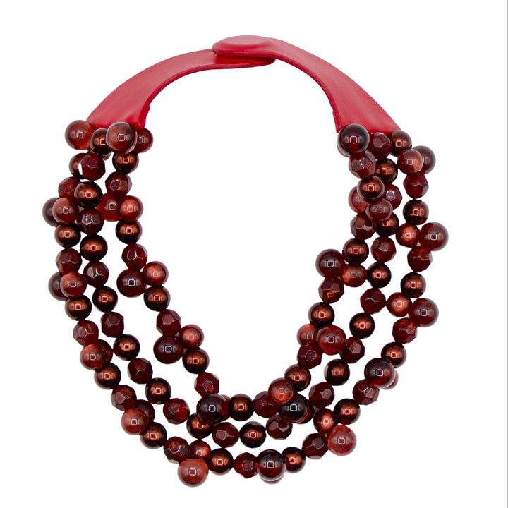 Gisella Burgundy Necklace -  Fairchild Baldwin
