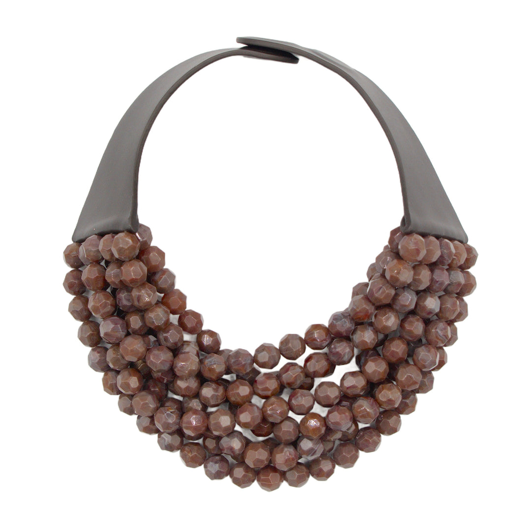 Bella Marble Rose Wine Necklae -  Fairchild Baldwin