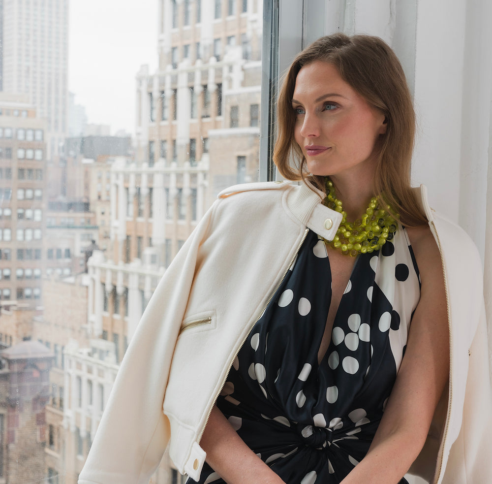 The Bubble Chartreuse Necklace -  Fairchild Baldwin