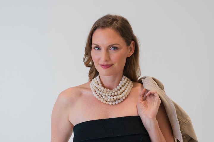 Bella Neutral Champagne Necklace