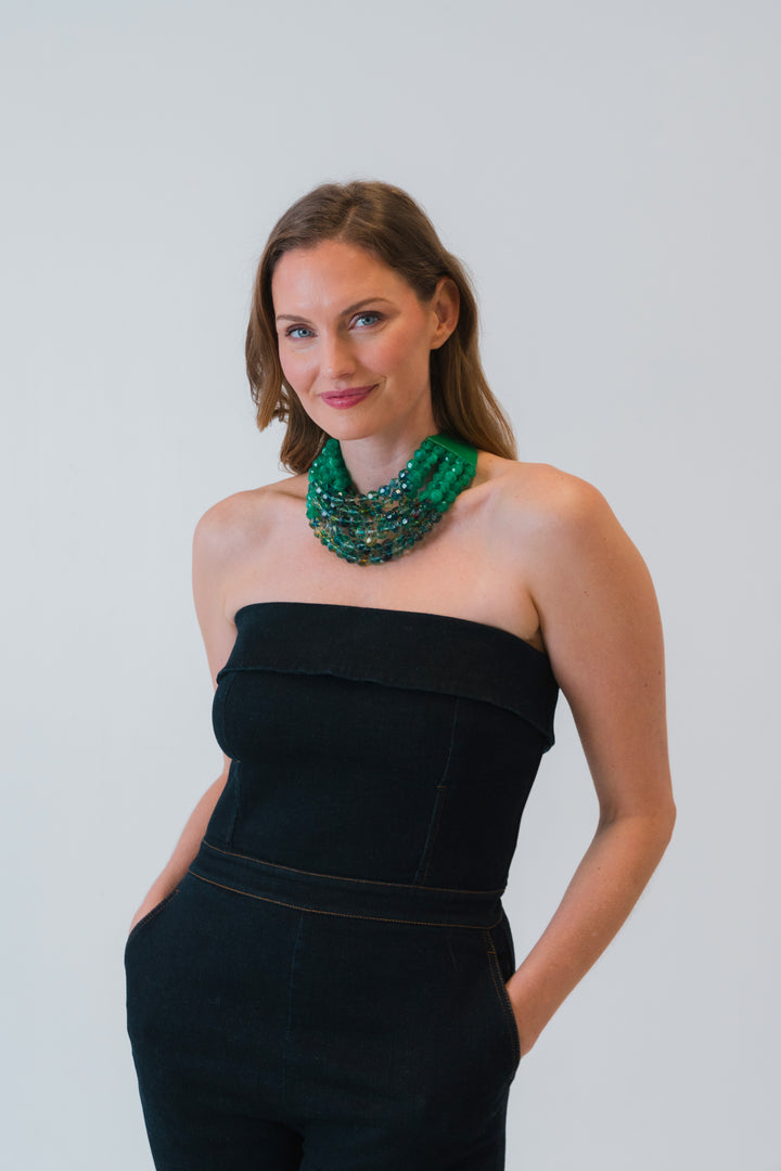 Gradated Bella Portofino Green Necklace -  Fairchild Baldwin