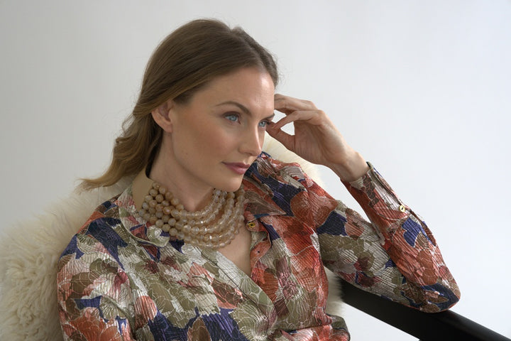 Bella Gradated Winter Champagne Necklace