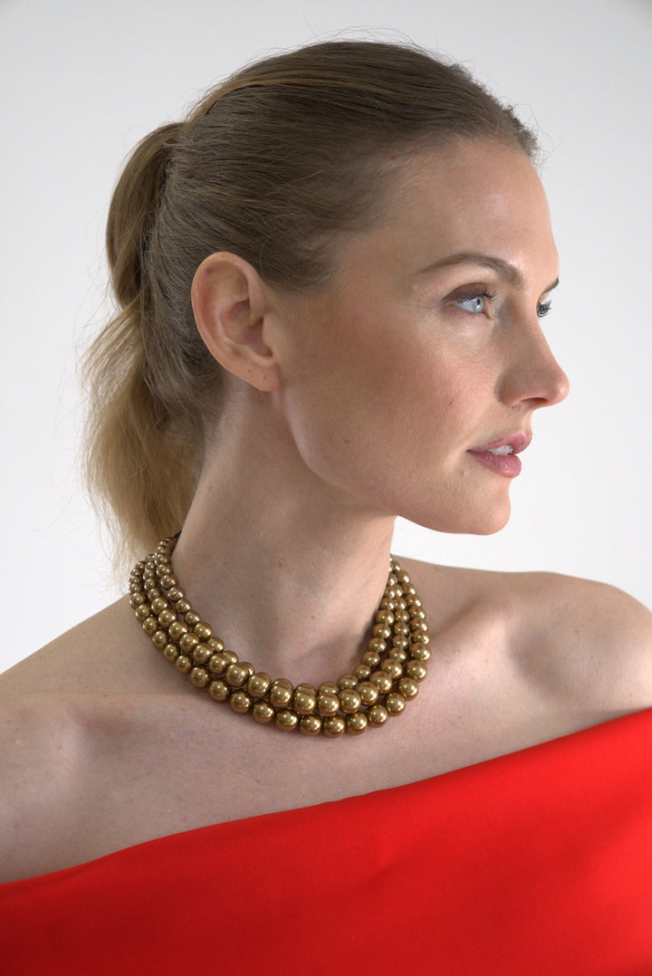 Pearl Grace Gold Necklace