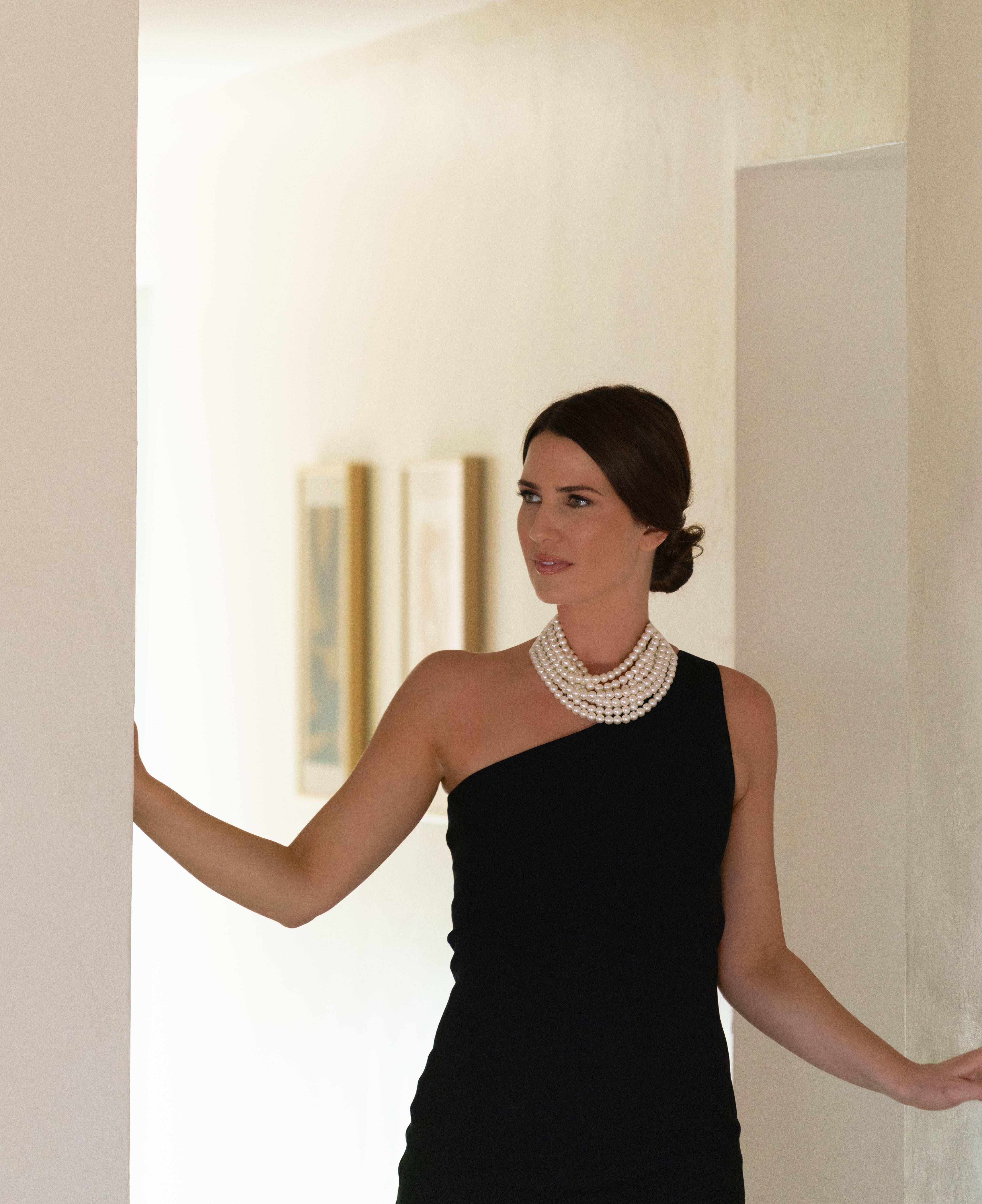 ネックレス・ペンダント [fillow] pearl scarf necklace Beaded Pearl Scarf Necklace – THEYKNOW